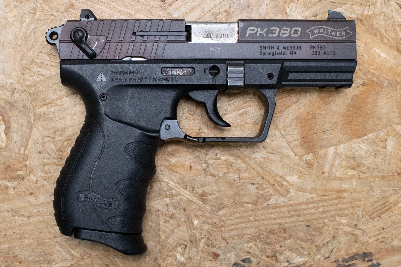 Walther PK380 380ACP Police Trade-In Pistol with Ambidextrous Safety