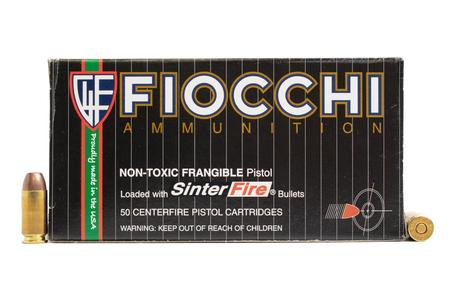 FIOCCHI .40SW 125GR SINTERFIRE FLAT POINT