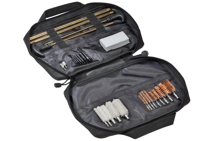 OUTERS GUN CARE UNIVERSAL 32 PC SOFT SIDED CLEANING KIT