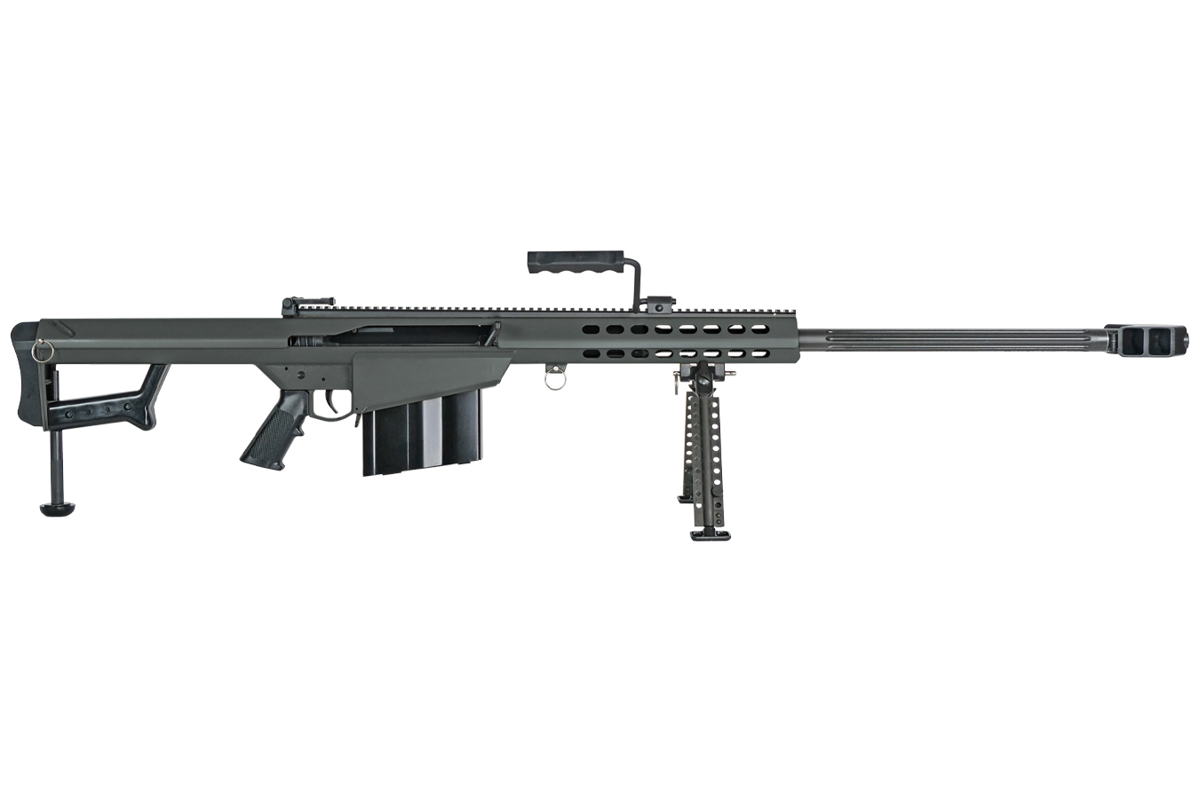 Barrett M82A1 50 BMG Semi Auto Rifle With Tungsten Grey Finish 