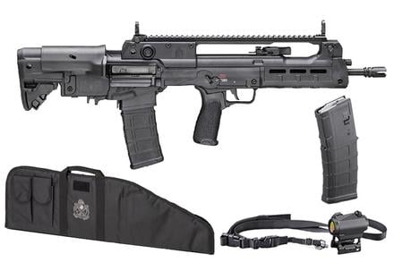 HELLION 5.56 BULLPUP 16.5 IN BBL BLACK GEAR UP 2 MAGS RANGE BAG