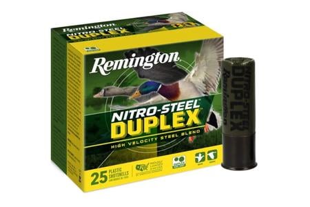 Remington 12 Gauge 3 in 2x6 Shot Nitro-Steel Duplex 25/Box
