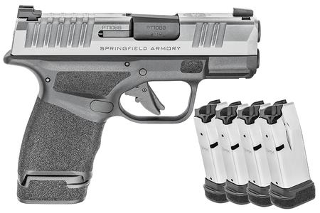 SPRINGFIELD Hellcat 9mm Stainless Micro Compact Gear Up Package with Five Magazines