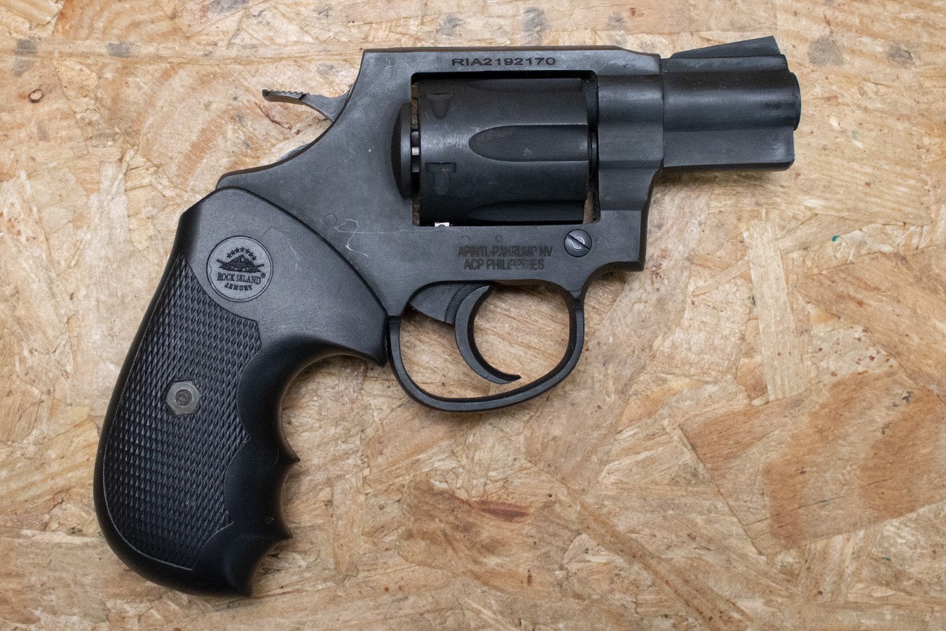 Rock Island Armory 206 38 Special Police Trade-In Revolver with Black Grips