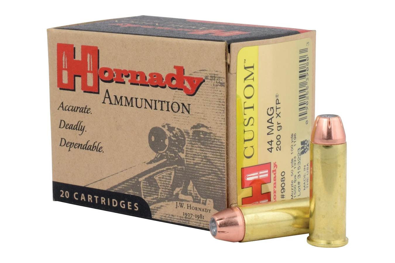 HORNADY 44 MAG 200 GR XTP CUSTOM PISTOL