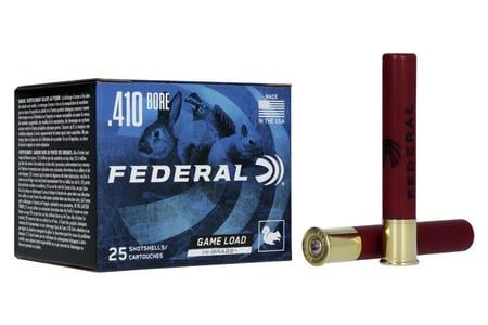 FEDERAL AMMUNITION 410 GA 3 IN 11/16 OZ #6 GAME SHOK