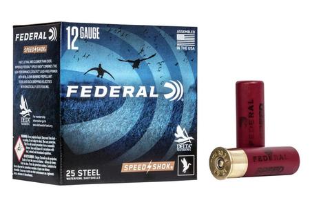 FEDERAL AMMUNITION 12 Gauge 3 in 1-1/4 oz Speed Shok BB Steel Shot 25/Box