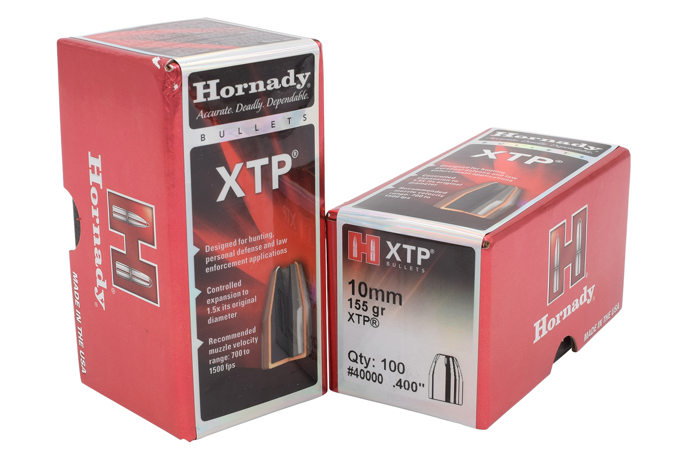 HORNADY 10MM .400 155 GR HP/XTP