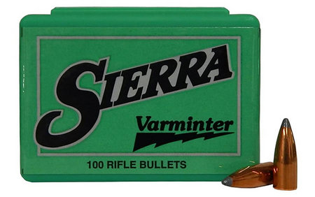 SIERRA BULLETS 22 CAL .224IN 45 gr Spitzer Varminter100/BOX