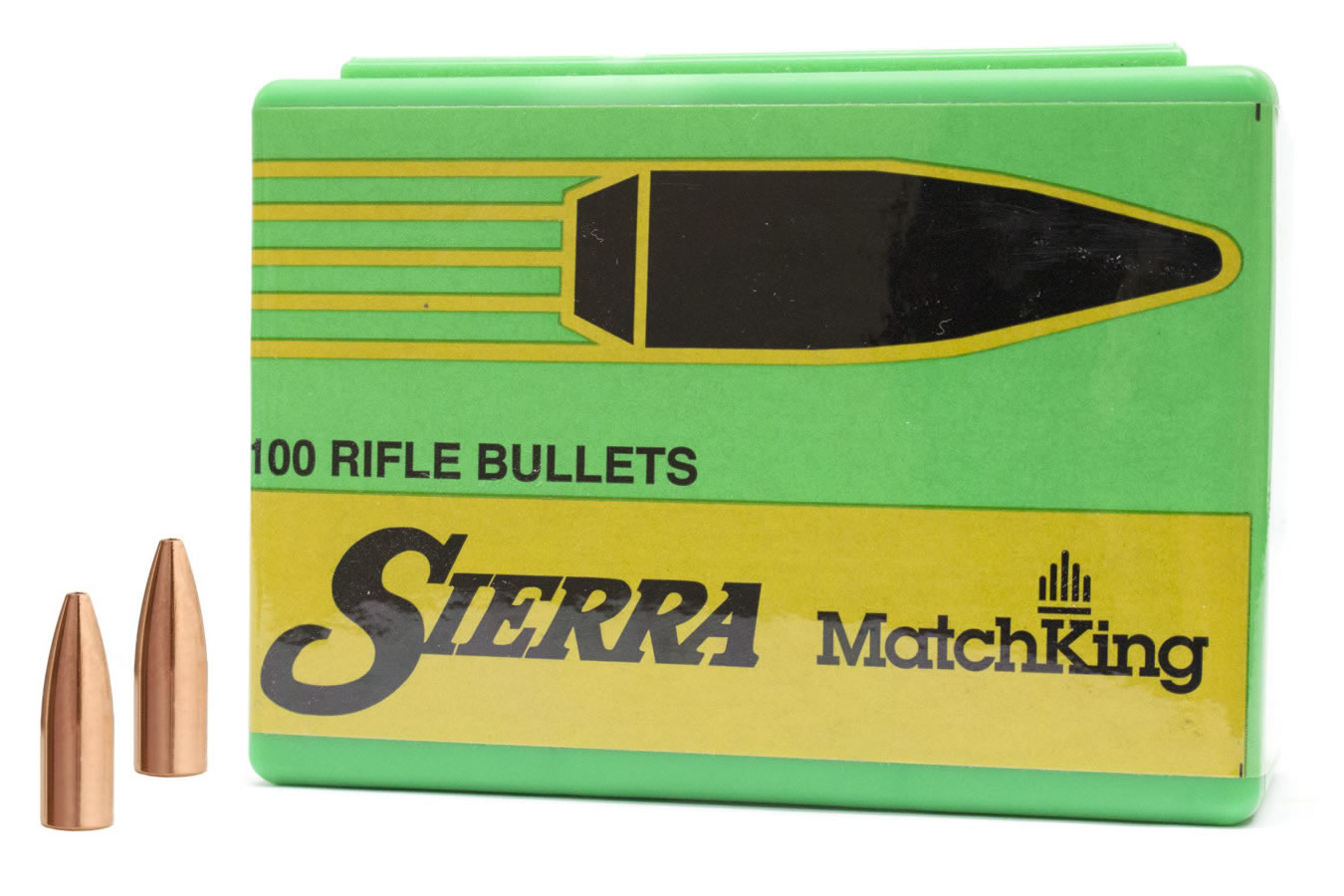 Sierra Bullets 22 Cal (.224) 53 gr Hollow Point MatchKing 100/Box