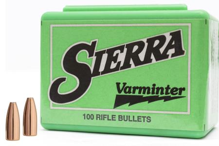 SIERRA BULLETS 30 Cal (.308) 110 gr Hollow Point Varminter 100/Box