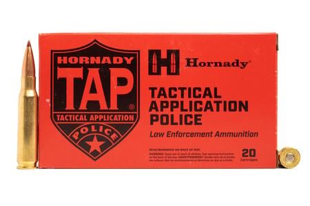 Hornady 308 WIN 168 gr ELD Match TAP Precision Police Trade Ammo 20/Box