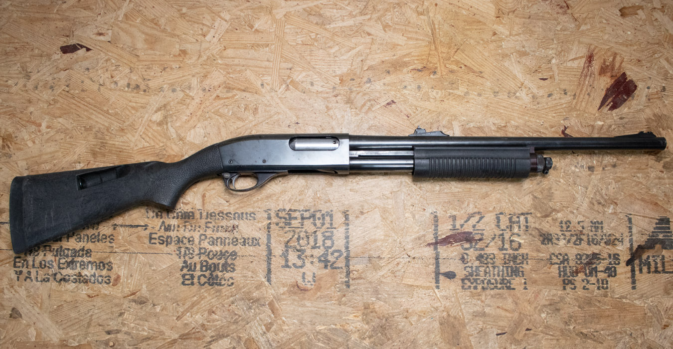 Remington 870 Wingmaster 12 Gauge Police Trade-In Shotgun with Speedfeed Stock