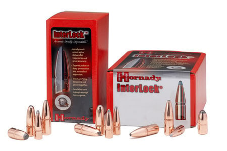 HORNADY 30 Cal .308 180 gr InterLock BTSP 100/Box