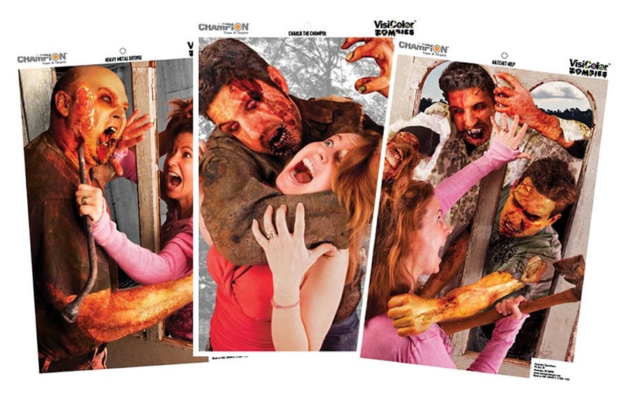 CHAMPION TARGET COMPANY ZOMBIE HOSTAGE TARGETS VARIETY 6-PK