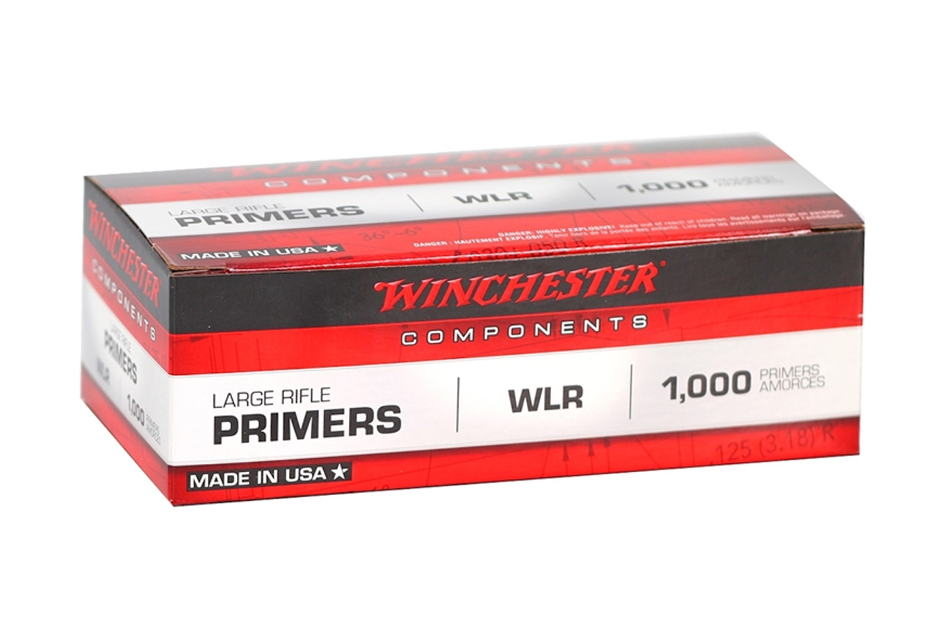 WINCHESTER AMMO LARGE RIFLE PRIMERS 1000/BOX