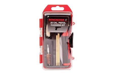 WINCHESTER 14 PIECE 22 CALIBER PISTOL CLEANING KIT W/6 PIECE DRIVER SET