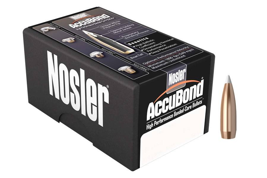 Nosler 338 CAL .338 200 GR SPITZER ACCUBOND 50/BOX