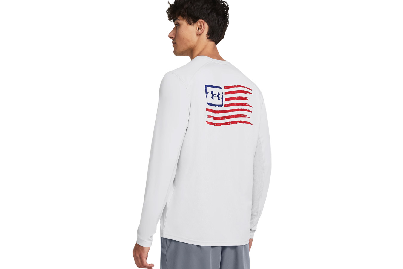 Under Armour Men`s UA Fish Freedom Back Graphic Long Sleeve Shirt for Sale, Online Clothing Store