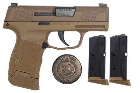 SIG SAUER P365 9MM COYOTE TAN NRA SPECIAL EDITION PISTOL
