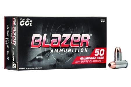 CCI 40SW 180 gr TMJ Cleanfire 50/Box