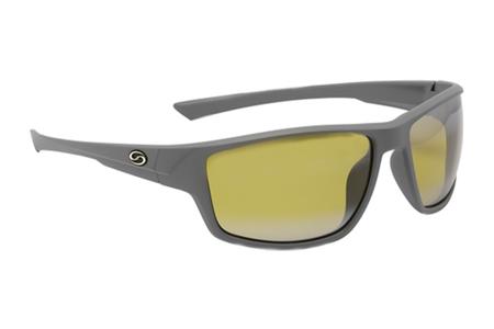 S11 OPTICS EUTAW MATTE GREY - BI-GRADIENT YELLOW `SPOTLIGHT` LENS 