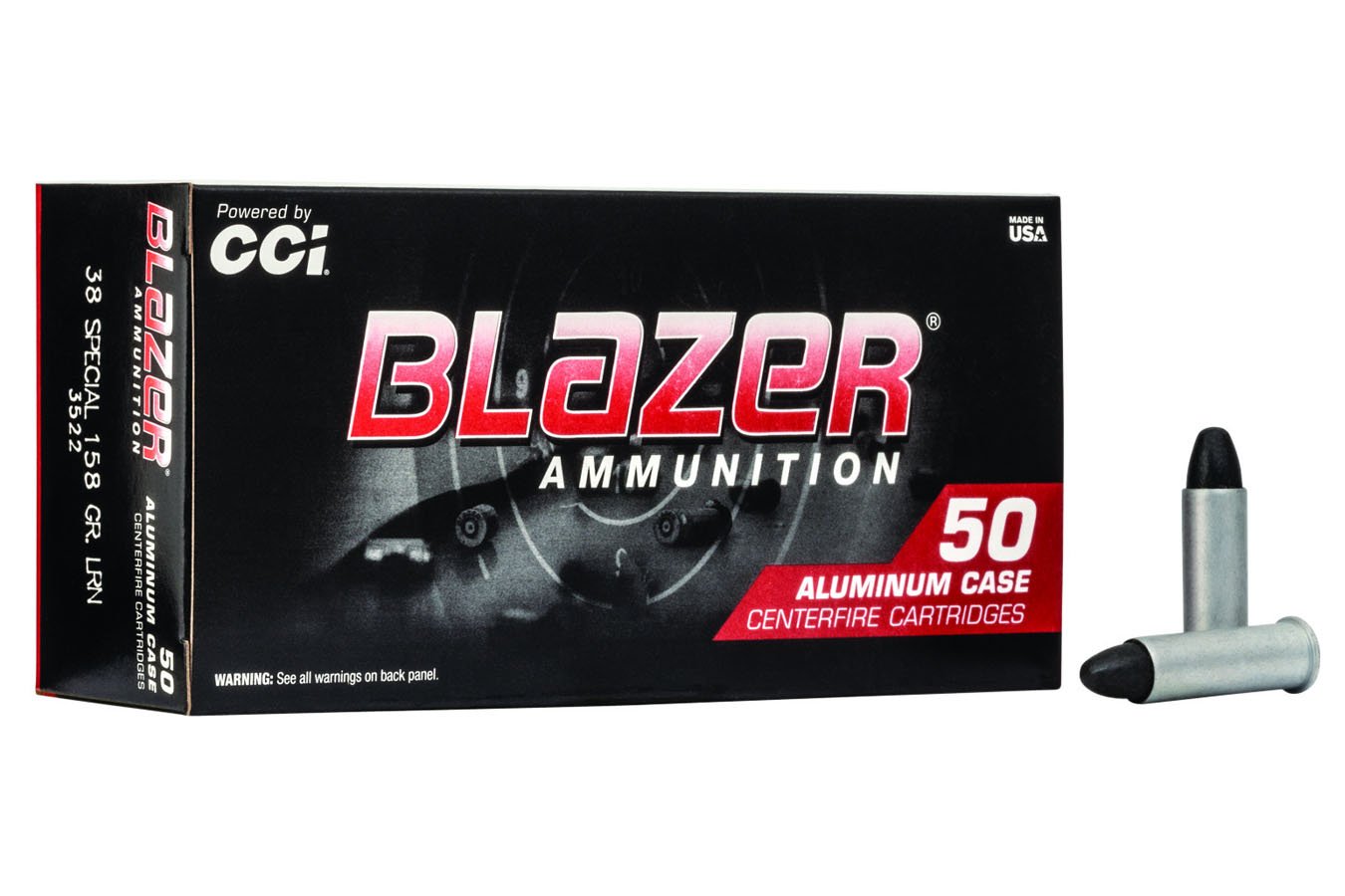 CCI 38 Special 158 gr Lead Round Nose Blazer 50/Box