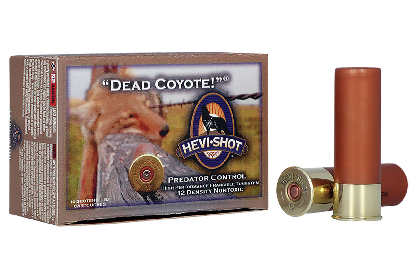 Hevi Shot 12 Gauge 3-Inch 1-1/2oz Tungsten T Shot Dead Coyote 10/Box