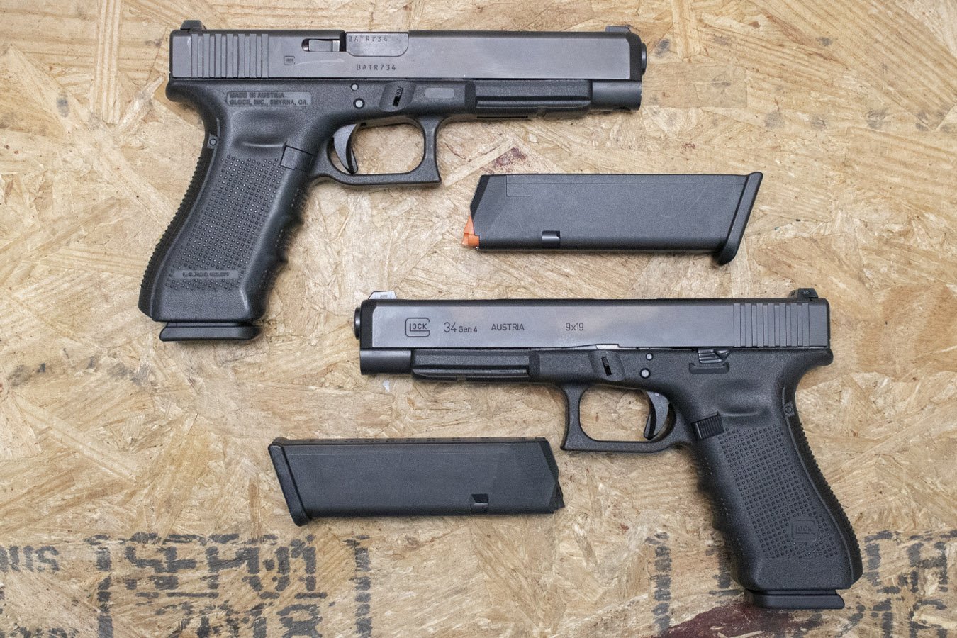 Glock 34 Gen4 9mm Police Trade-In Pistols (Very Good Condition)