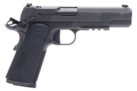 SIG SAUER 1911 45ACP STAINLESS STEEL BLACK  5` BARREL