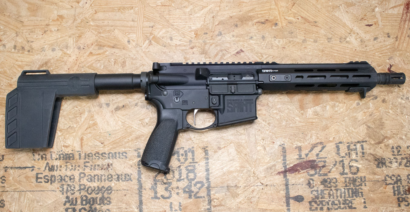 Springfield Saint Victor 300 Blackout Police Trade-In AR-Pistol (Magazine Not Included)