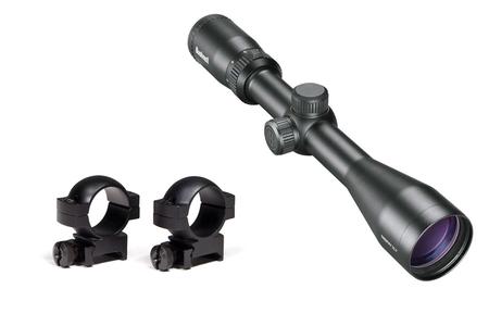 BUSHNELL Trophy XLT 4-12x40mm Riflescope with DOA Quick Ballistic Reticle and Vortex Hunter Ring Set