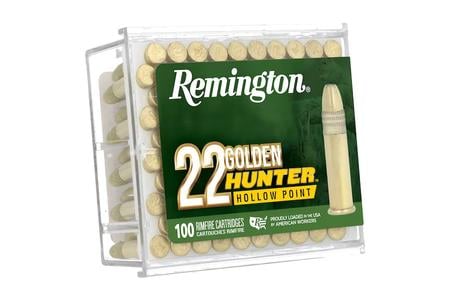 Remington 22 LR 40 gr Golden Hunter Hollow Point 100/Box