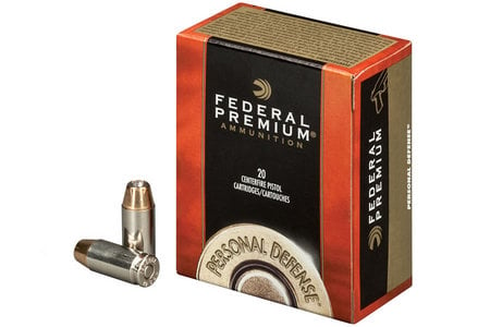 FEDERAL AMMUNITION 10mm Auto 180 gr Hydra-Shok JHP Premium Personal Defense 20/Box