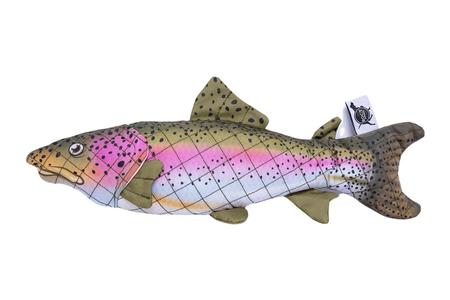RAINBOW TROUT LINED DOG TOY