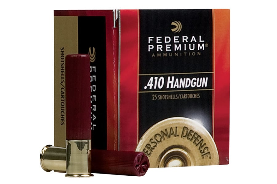 FEDERAL AMMUNITION 410 GA 3 IN 9 PELLET 4 BUCK PERSONAL DEFENSE