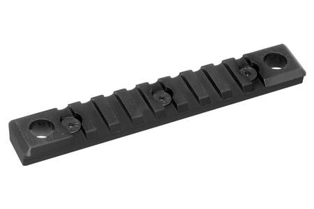 M-LOK 9 SLOT QUICK DISCONNECT PICATINNY RAIL, BLACK