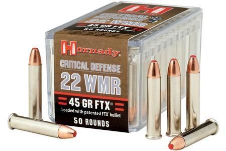 22 WMR 45 GR FTX CRITICAL DEFENSE