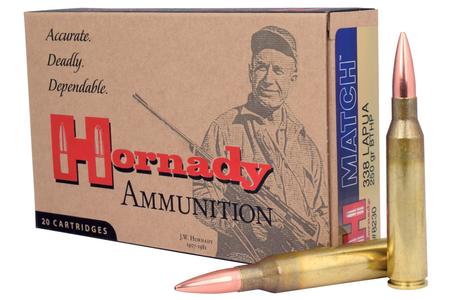 Hornady 338 Lapua 250 gr BTHP Match 20/Box