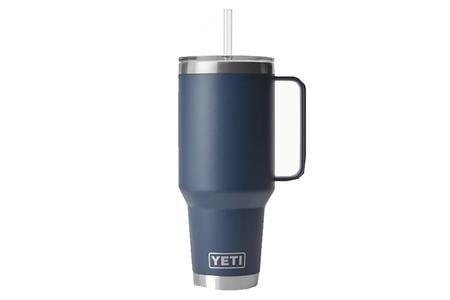 RAMBLER 42 OZ STRAW MUG, NAVY