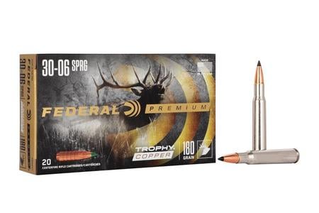 Federal Trophy Copper 30-06 Springfield 180 Grain 20/Box