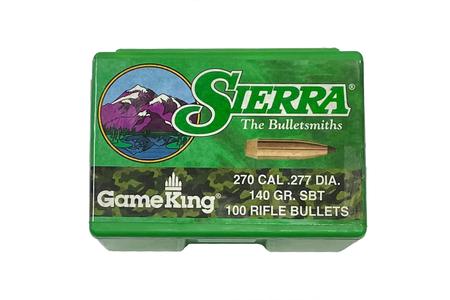 GAME KING, 270 CAL, .277, 140 GRAIN, 100/BOX
