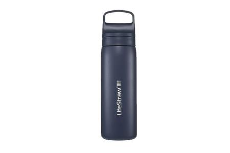 GO STAINLESS STEEL WATER BOTTLE WITH FILTER 18OZ AEGEAN SEA