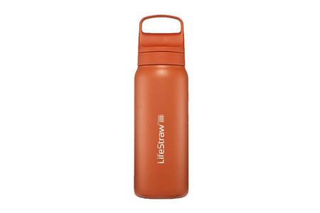 GO STAINLESS STEEL WATER BOTTLE WITH FILTER 24OZ KYOTO ORANGE