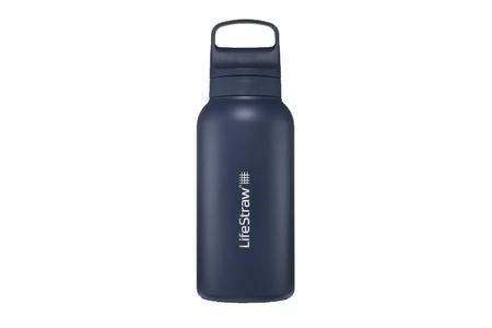 GO STAINLESS STEEL WATER BOTTLE WITH FILTER 1L AEGEAN SEA