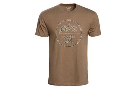 Vortex Apparel Men's Three Peaks T-Shirt - Coyote Heather exclusive deals