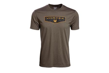 Vortex Apparel Men's Shield Short Sleeve T-Shirt - Military Heather exclusive deals