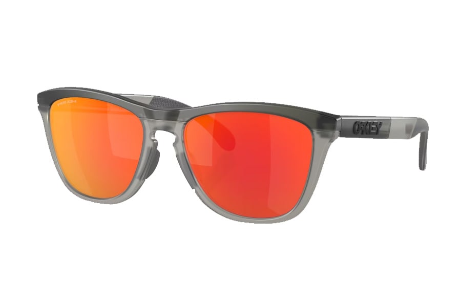 Oakley Frogskin Range Matte Grey Smoke with Prizm Ruby Lenses