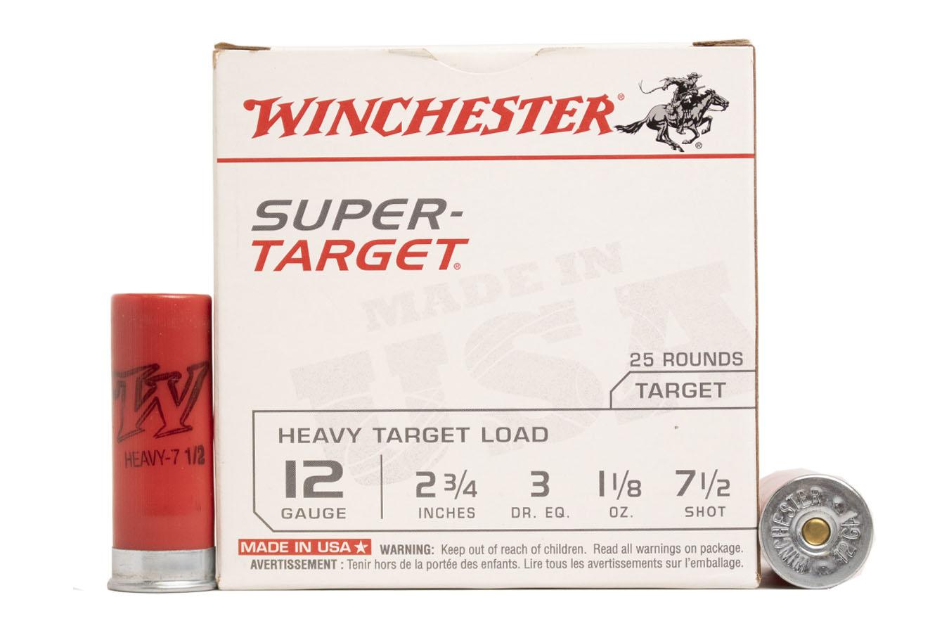 Winchester 12 Gauge 2 3/4 Inch 3 Dram 7.5 Shot 1 1/8 oz Super Target Police Trade-In Ammo 25/Box