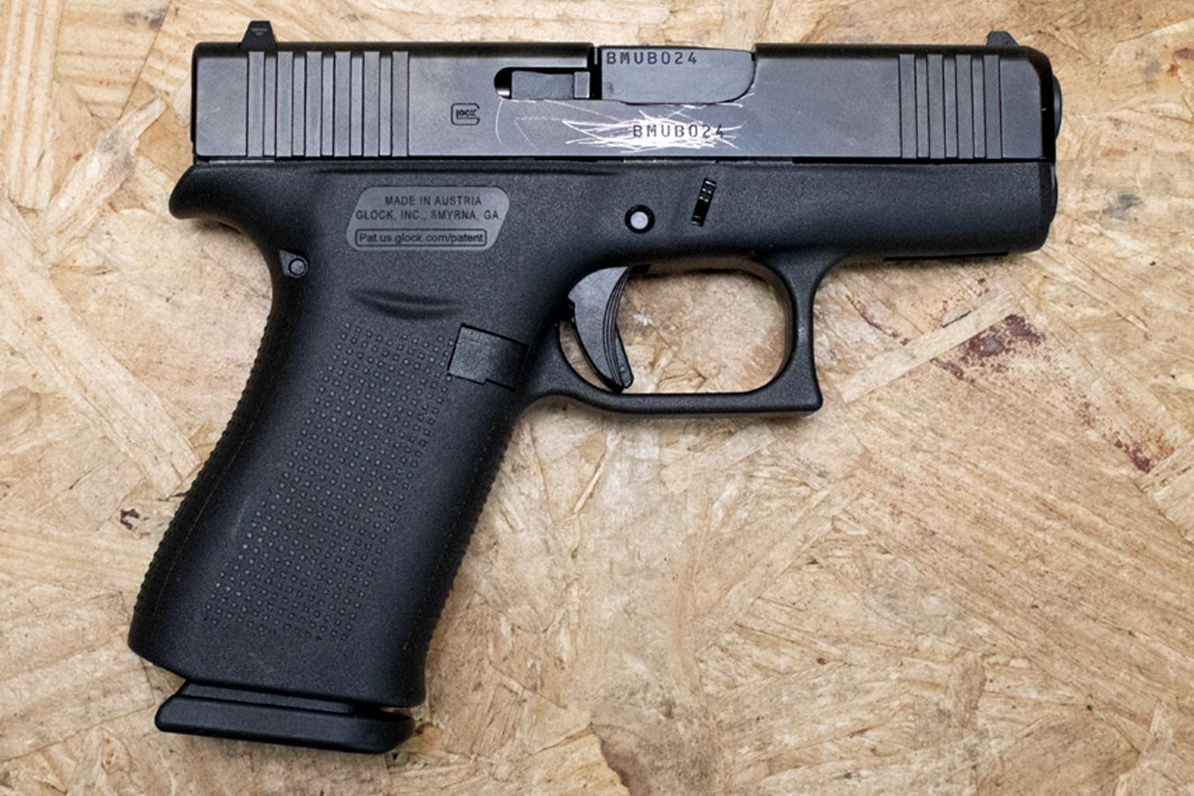Glock 43X 9mm Police Trade-In Pistol with Front/Rear Slide Serrations